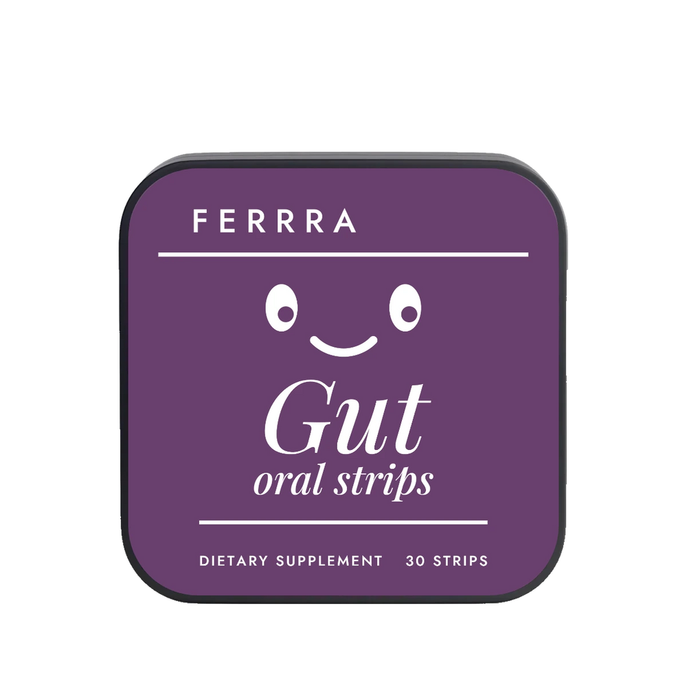 Ferrra Gut oral strips tin, 30 strips